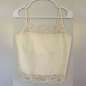 Soft Surroundings Stretch Lace Cami Shelf Bra